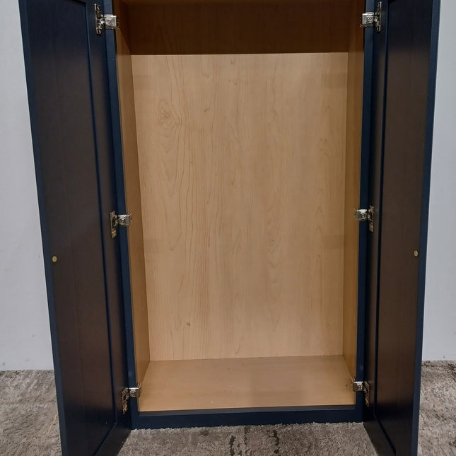 24" x 42" Blue Upper Cabinet