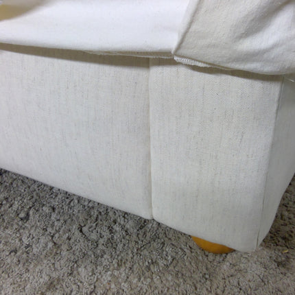 100" White Sofa