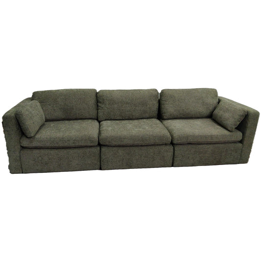 112" Green Sofa
