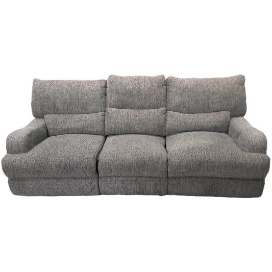 Pewter Power Recliner Sofa, front