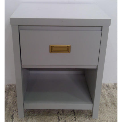 Gray 1-Drawer Nightstand (Added 07/16/2026)