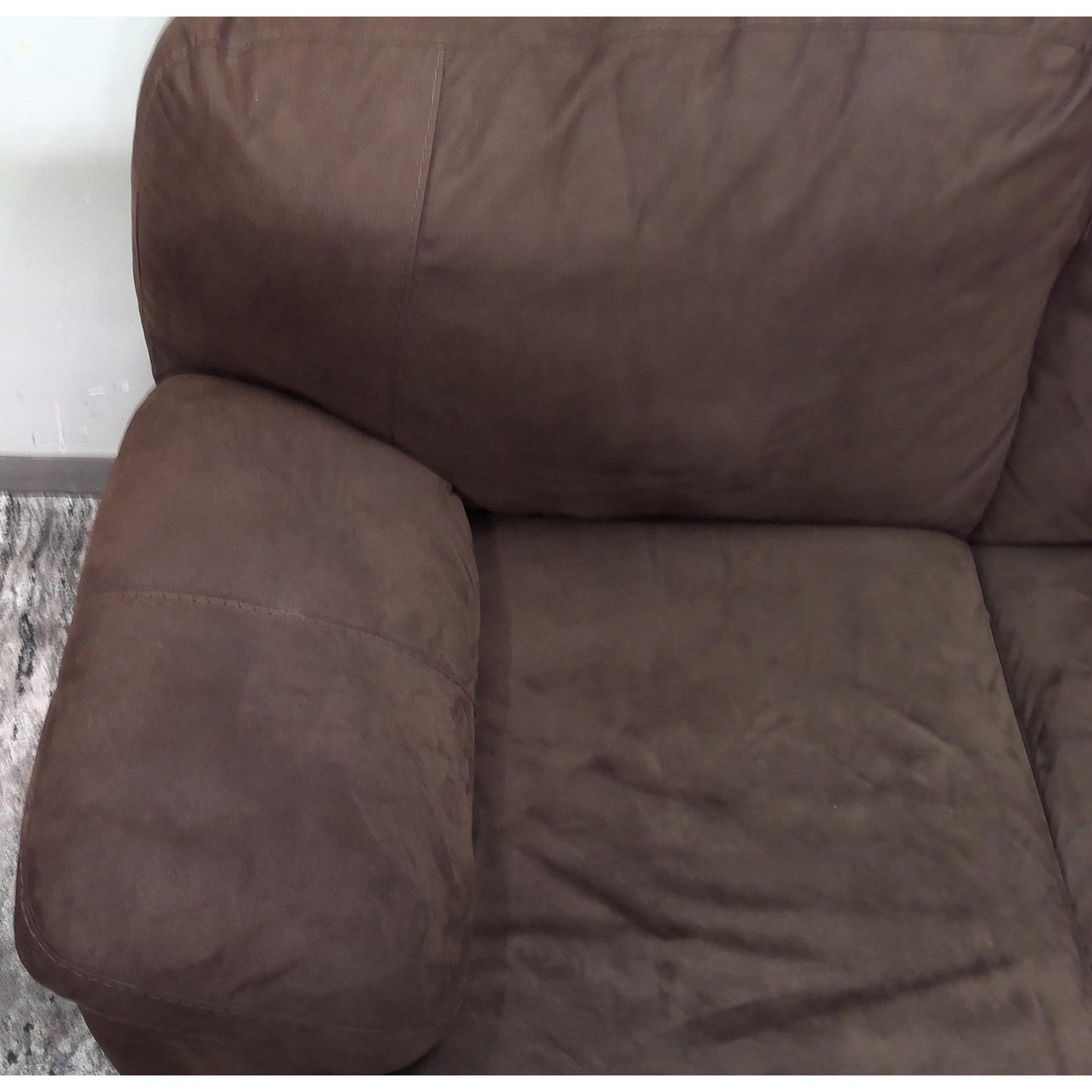 66" Brown Loveseat