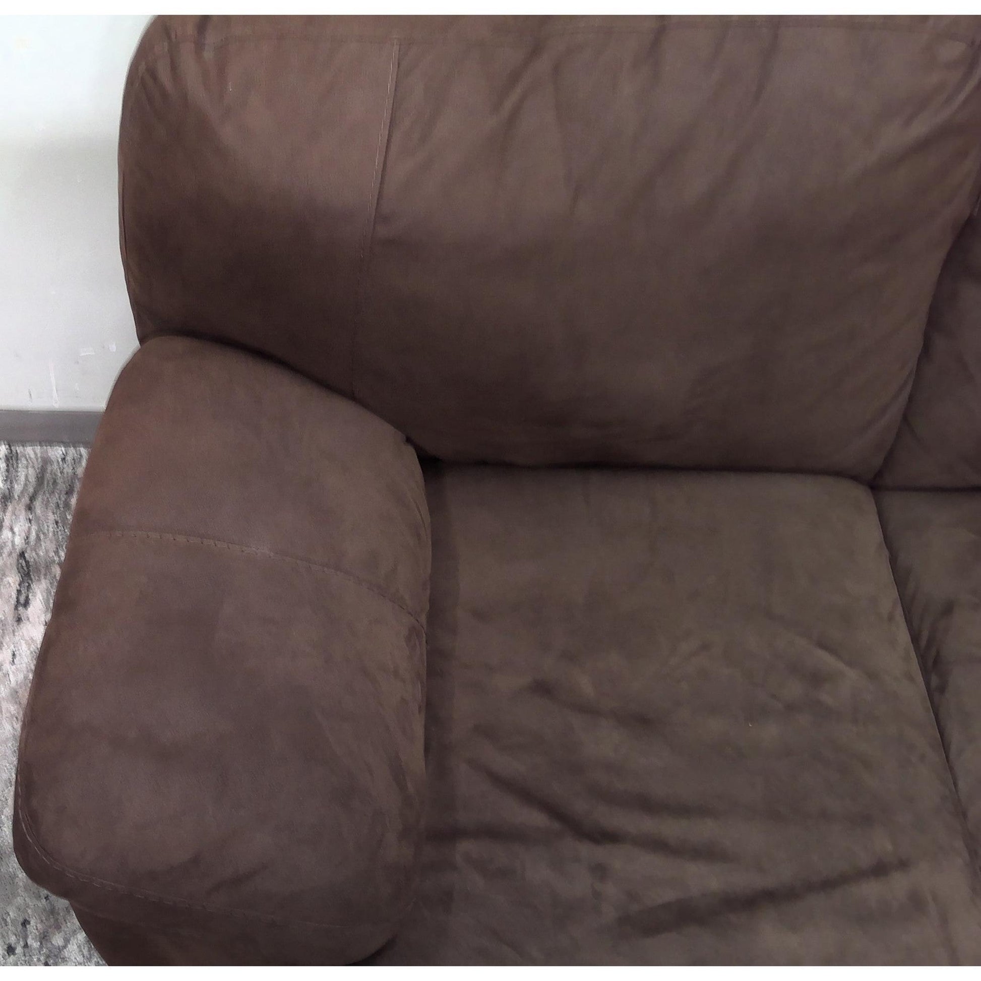 66" Brown Loveseat