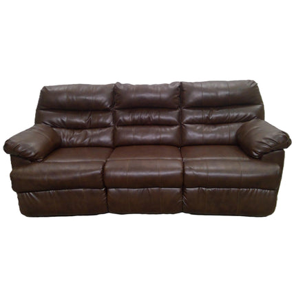 80" Brown Recliner Sofa