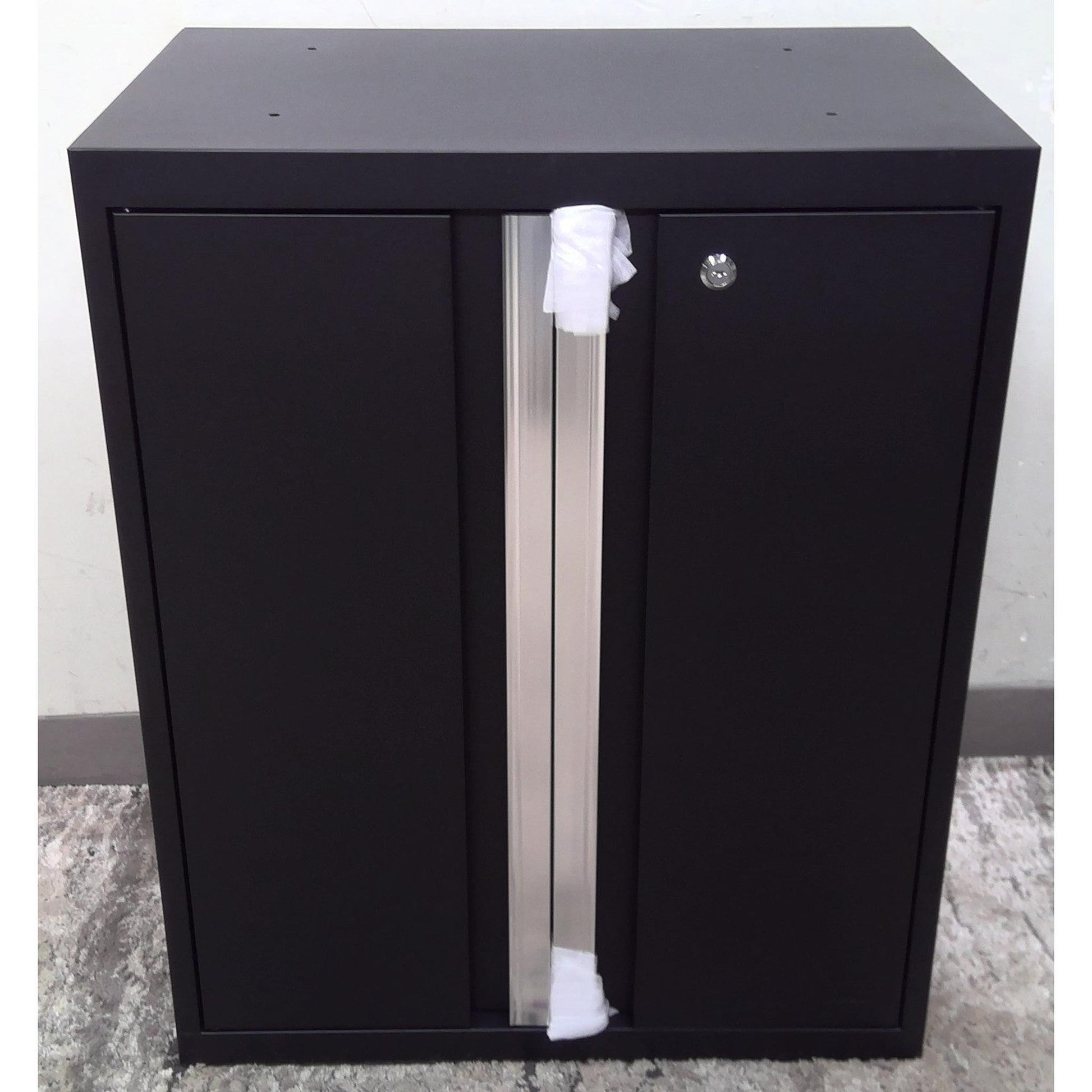 24" Black Steel Base Cabinet