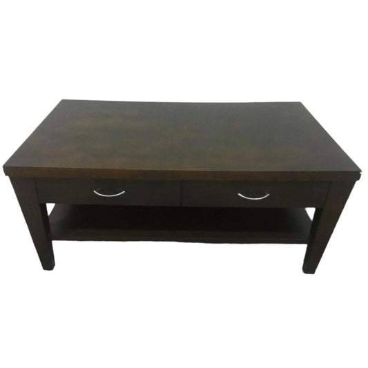 Espresso 2-Drawer Coffee Table