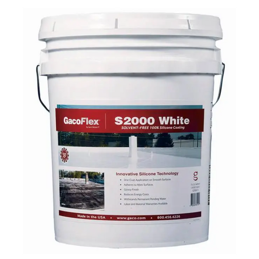 5 Gallon White 100% Silicone Roof Coating