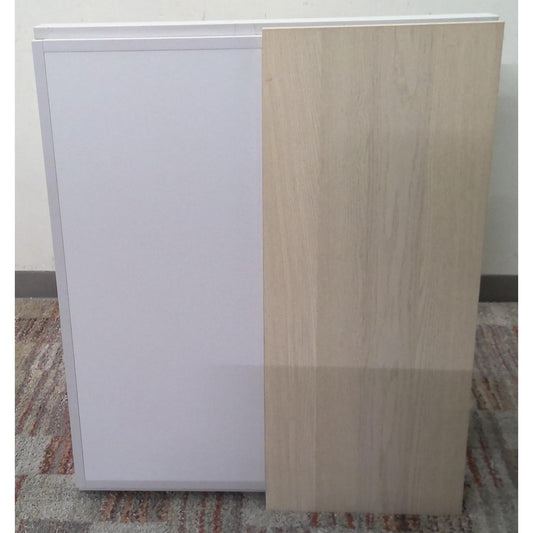 30" Gray Blind Corner Upper Cabinet