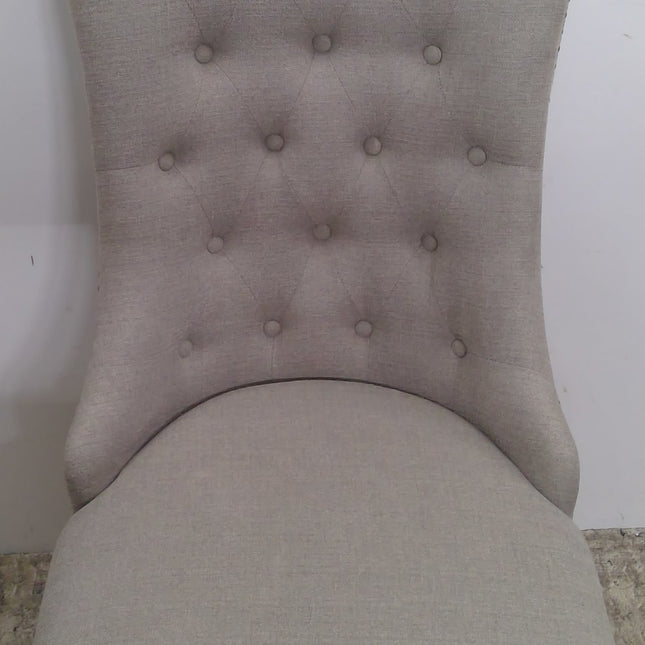Gray Upholstered Dining Chair