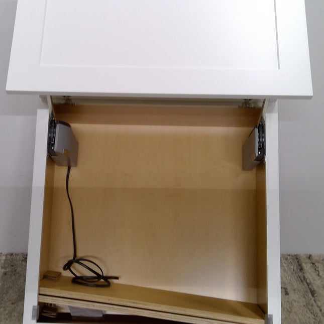 30" x 30" White Flip Up Upper Cabinet