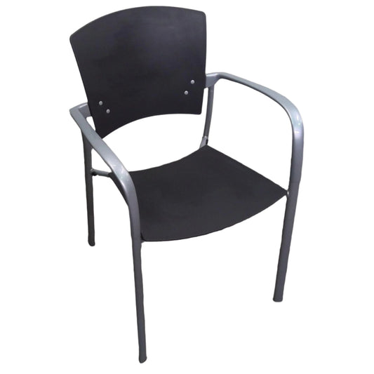 Black Guest Chair, left