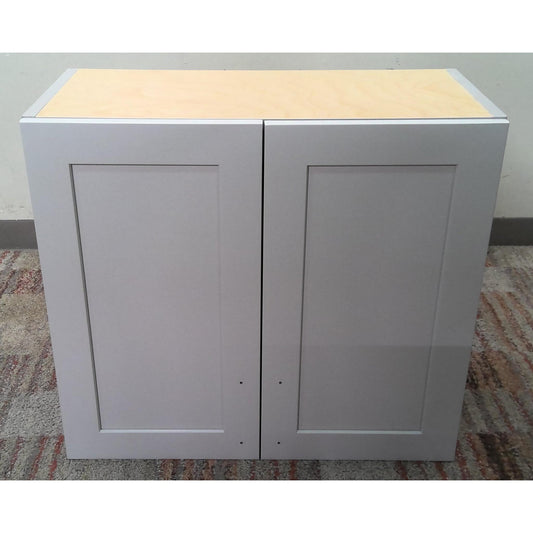 27" Gray Upper Cabinet