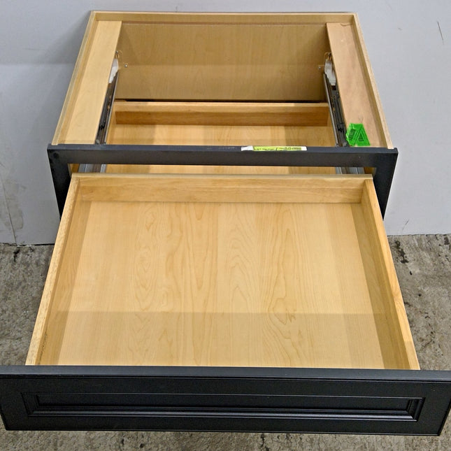 28.5" 4-Drawer Blue Plywood Base Cabinet