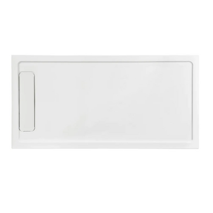 36" x 72" Rectangular Shower Base with Single Threshold and Reversible Drain