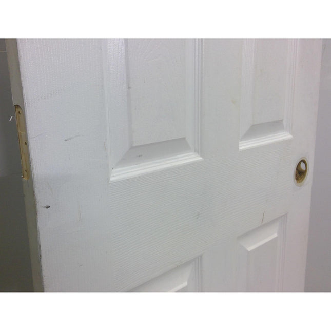 28" x 80.75" White Six Panel Door