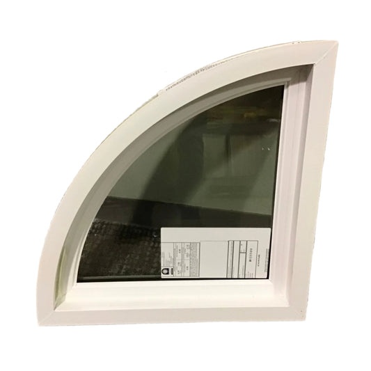 24" Quarter Round Stationary Window