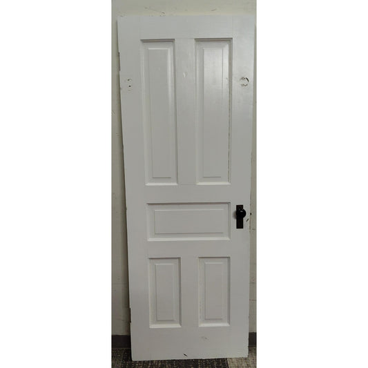 28" x 77" White Int. Solid-Core Door