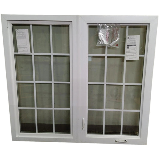 60" x 54" Double Casement Window, front