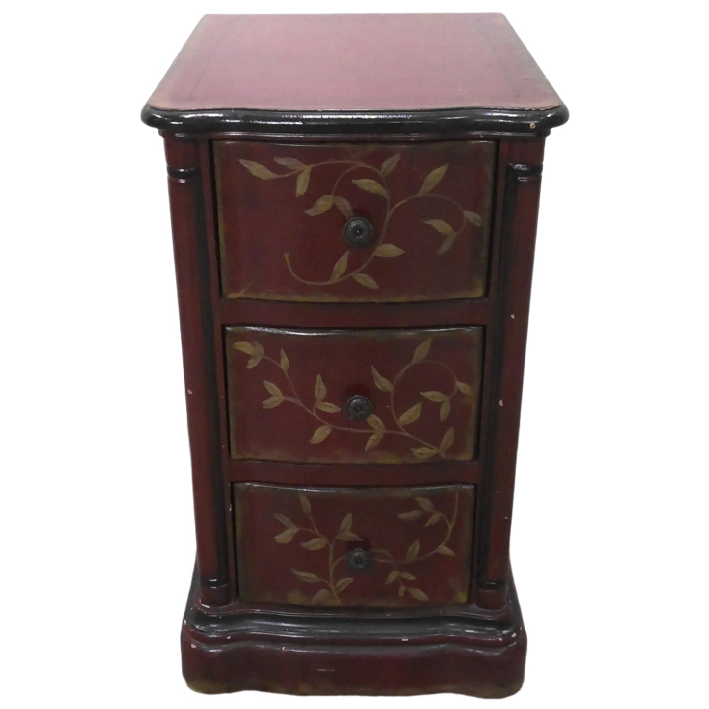 Foliate Painted End Table