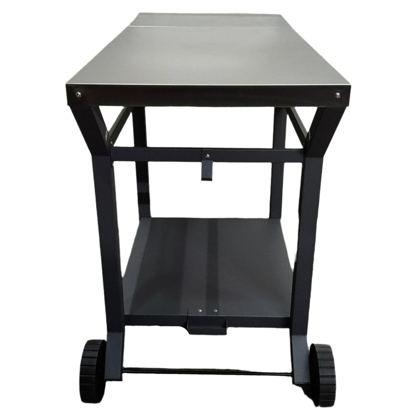 Stainless-Steel Grill Cart, left