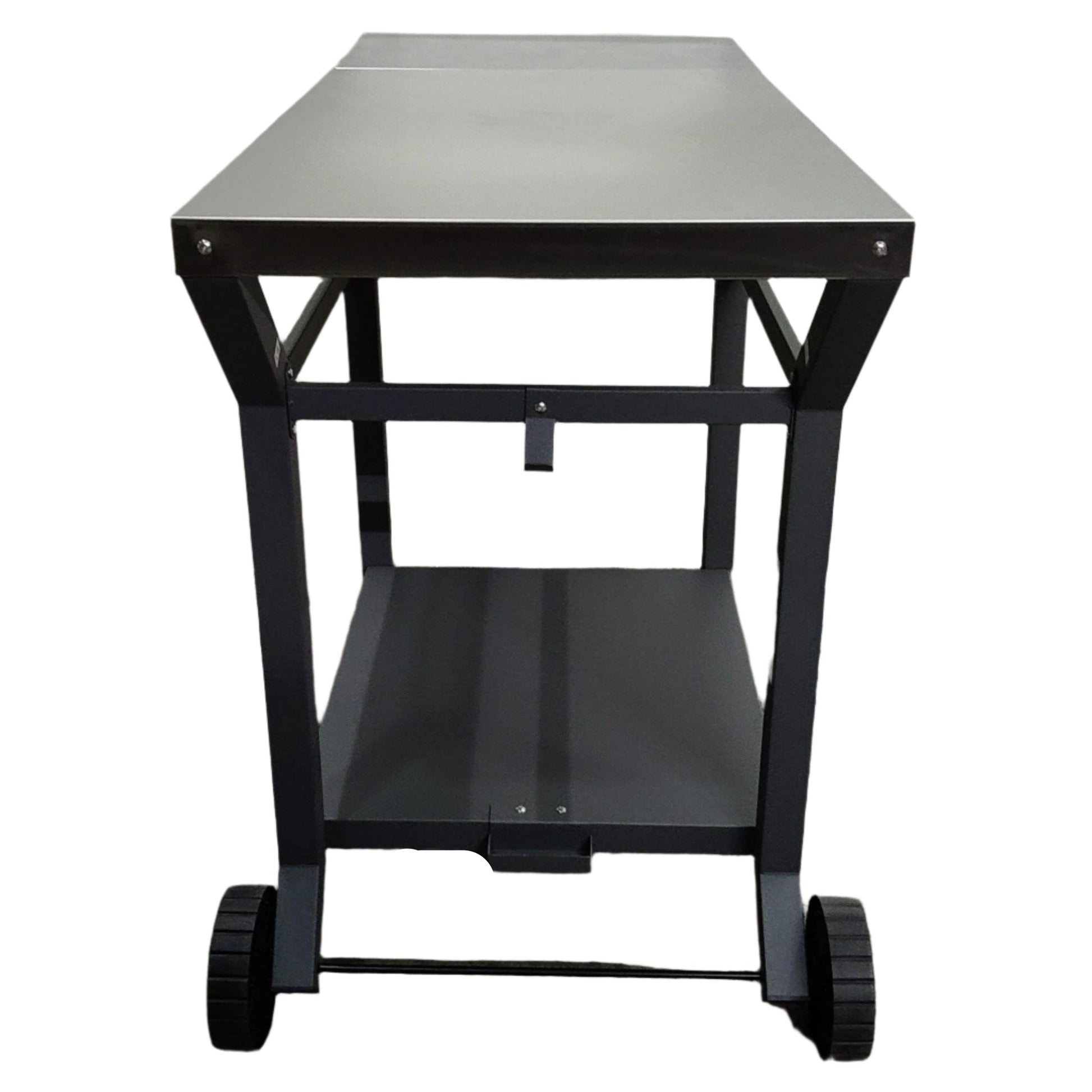 Stainless-Steel Grill Cart, left