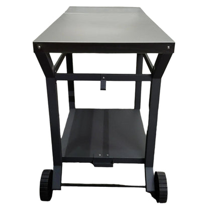 Stainless-Steel Grill Cart, left