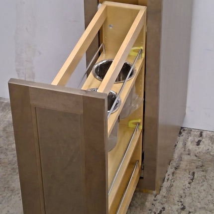 9" Pullout Organizer Base Cabinet