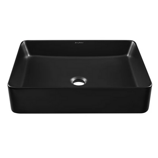 ReStore Select x Swiss Madison Concorde Matte Black Ceramic Rectangle Vessel Sink - GW