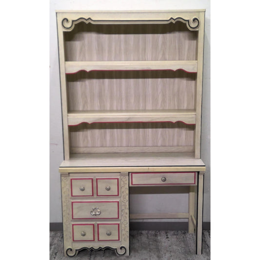 44" Desk with Hutch