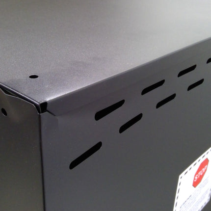 30" Black and Gray Steel Storage Locker