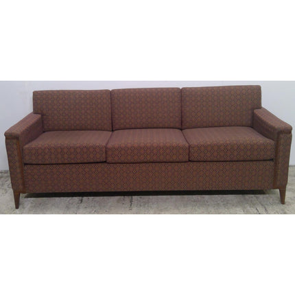 77" Maroon Sofa