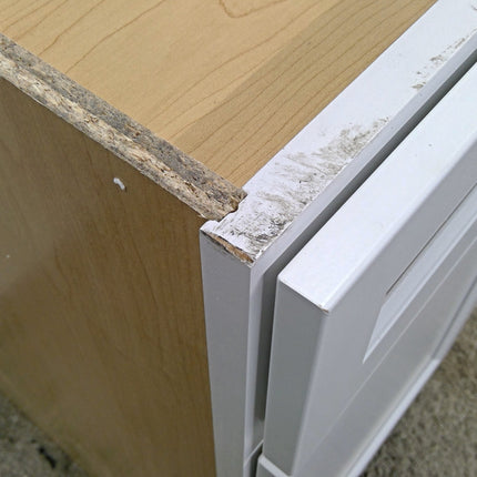 White Corner Base Cabinet