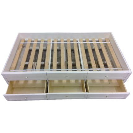 Twin White Trundle Bed with Drawers (Added 07/24/2026)