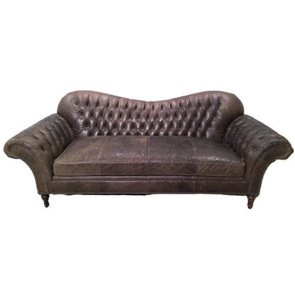 98" Leather Sofa