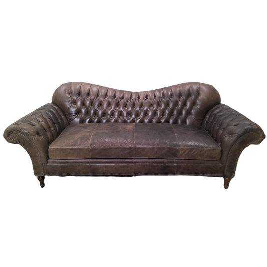 98" Leather Sofa
