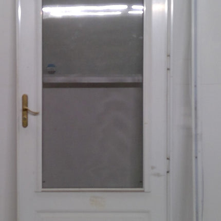 35.5" x 79.25" White Storm Door