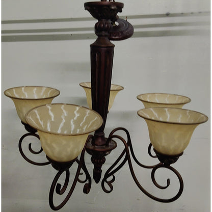 Bronze 5 Light Chandelier