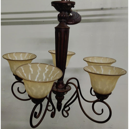 Bronze 5 Light Chandelier