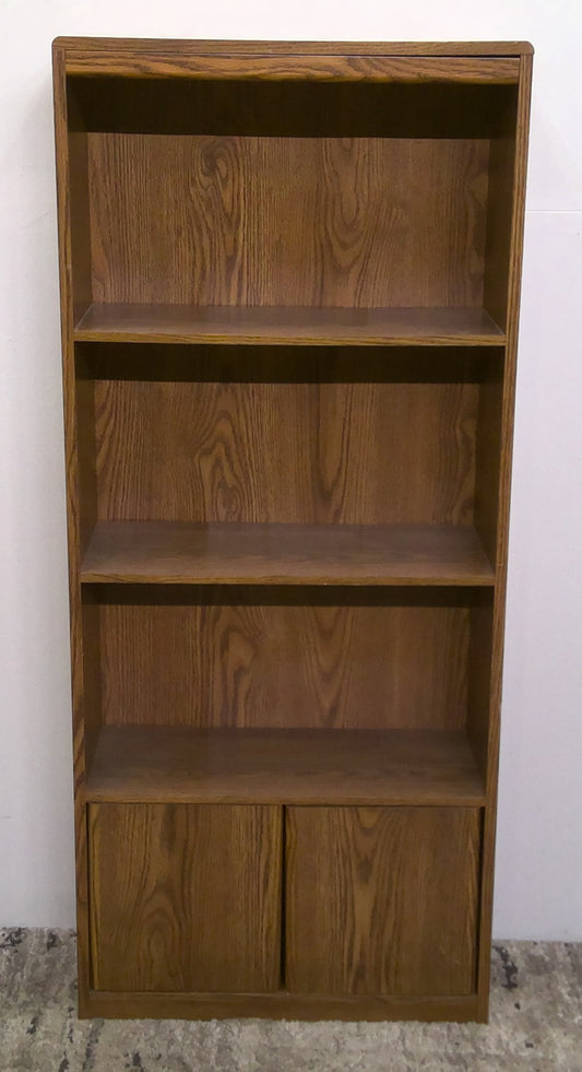 Shelving Unit with Lower Cabinet