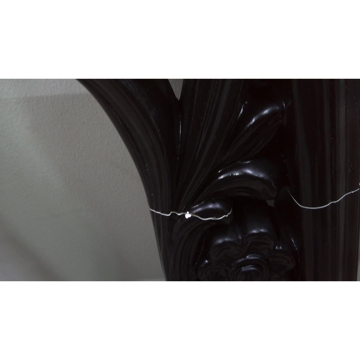 Chateau 42 X 31 inch Glossy Black Wall Mirror