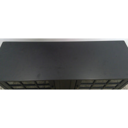 60" Black Wood TV Stand with Glass Doors (Added 07/28/2026)