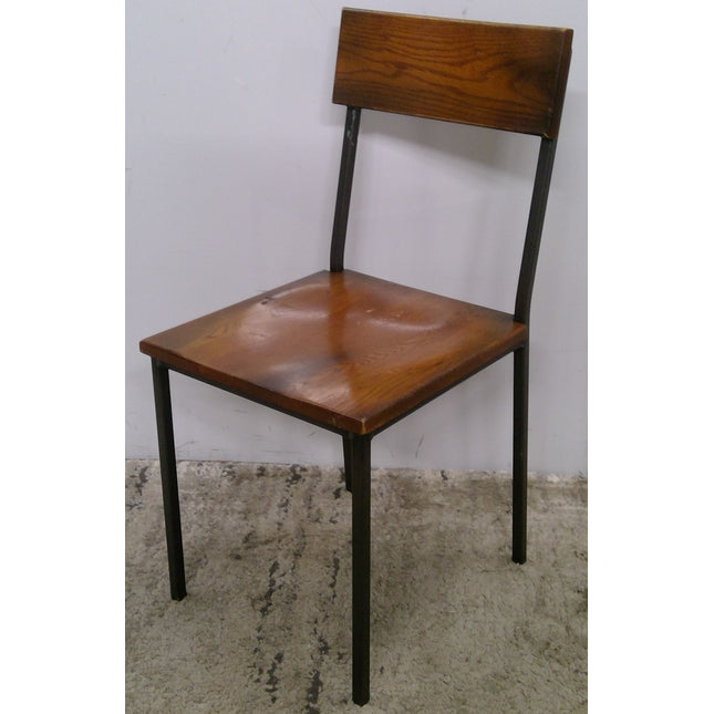 Wood and Metal Dining Chair