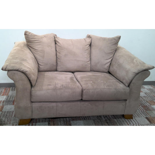 68" Tan Loveseat