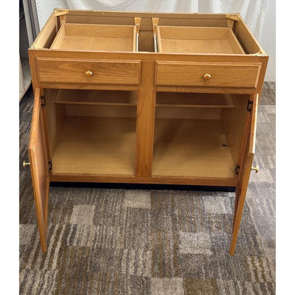 Oak Wood Base Cabinet