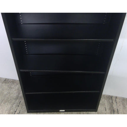 Black Metal Shelving Unit