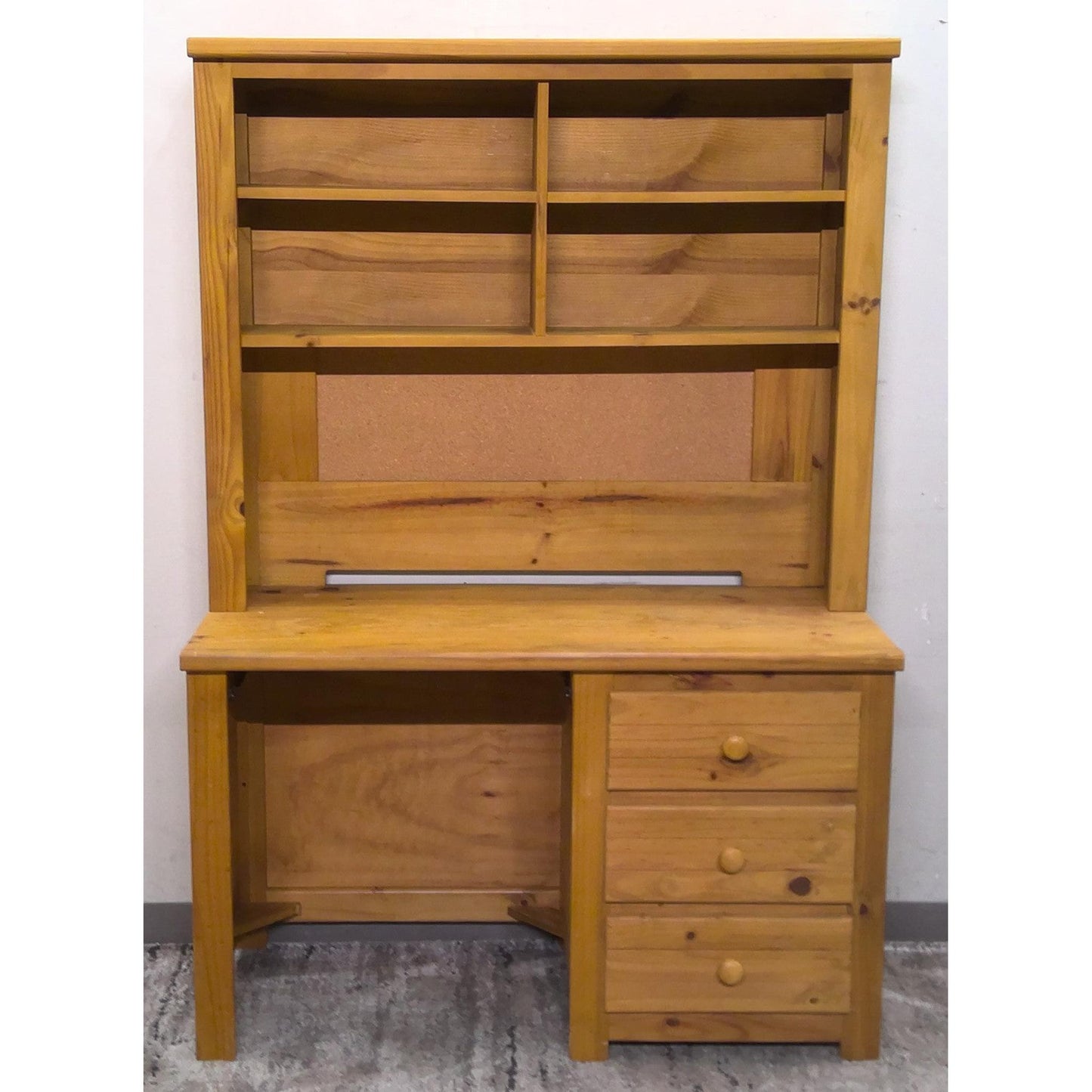 48" Wood Desk with Hutch