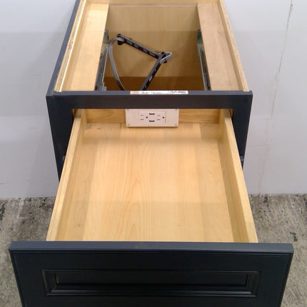19" Blue Plywood Base Cabinet