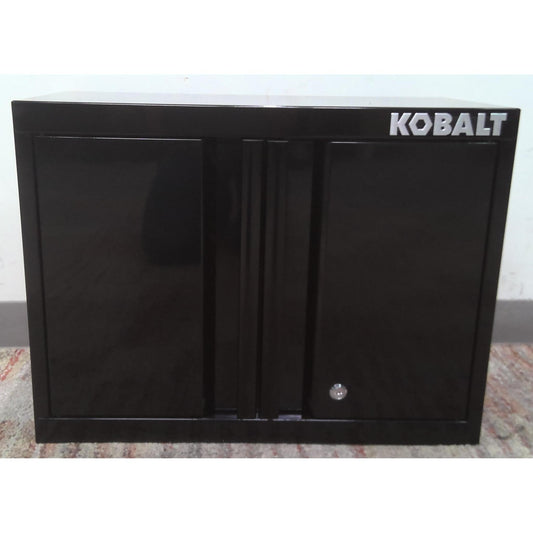24" Black Kobalt Steel Upper Cabinet