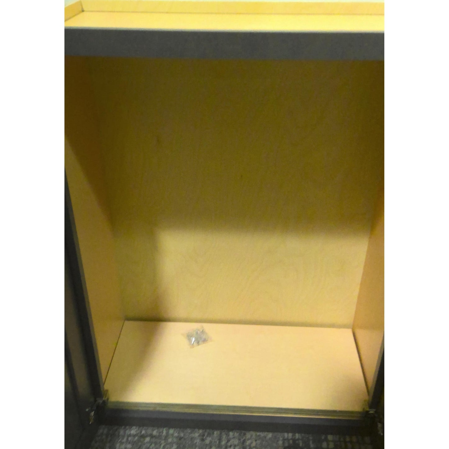 27" x 36" 2-Door Gray Wall Cabinet