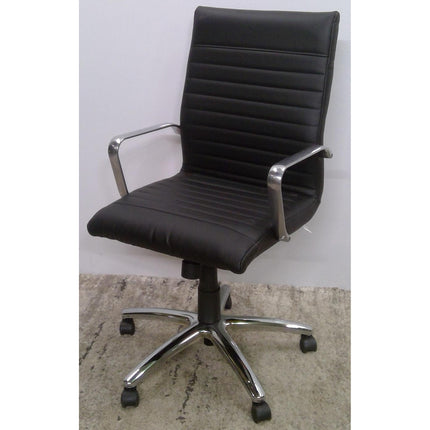 Black and Chrome Office Chair